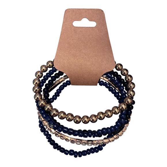 Multi-strand beaded bracelet 6.5” - Picture 2 of 6